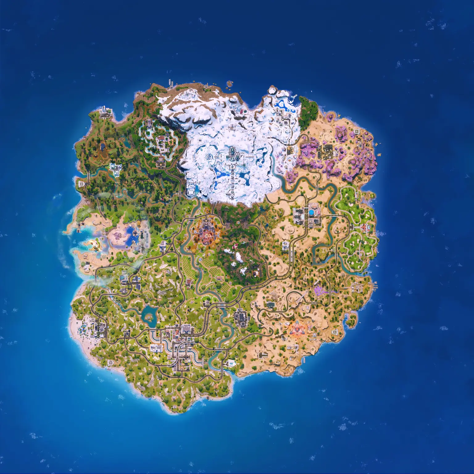 Fortnite Shattered Coast Map Guide: Every Named POI